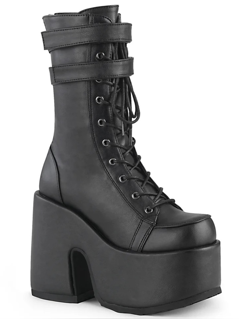 Platform Lace-Up Combat Boots - Black
CAMEL 250- BLACK SIZE 8 DEMONIA BOOTS